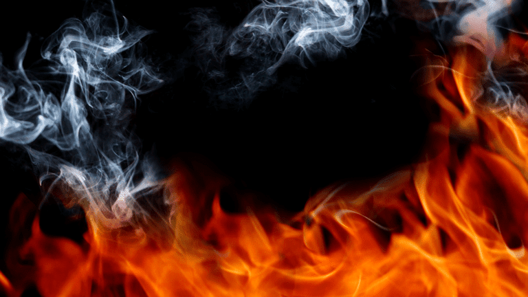 burning fire